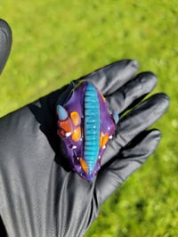 Image 6 of Aqua Orange Plum DragonHead Pendant