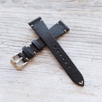 Image 2 of Wild Pigskin Strap In Black
