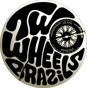 Image of Two Wheels Brazil Sticker