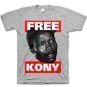 Image of FREE KONY - heather - tee
