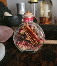 Image 1 of Red Hot Passion Spell Witch Bottle