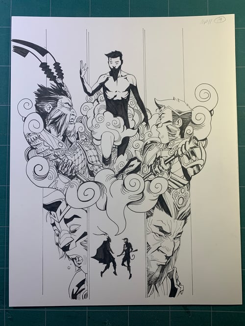 Image of MONKEY PRINCE #11 pg 19 original art
