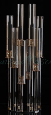 Image 4 of Gold candle holder ( 10 arm excluding the candles) for rent only 