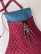 Image of Knotted Jewels Zippertop Crossbody Purse