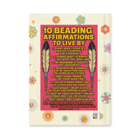 Image 4 of 10 Beading Affirmations Hardcover journal matte
