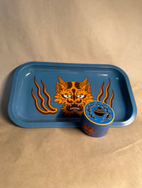 Herb Demon Rolling Tray & Grinder Combo