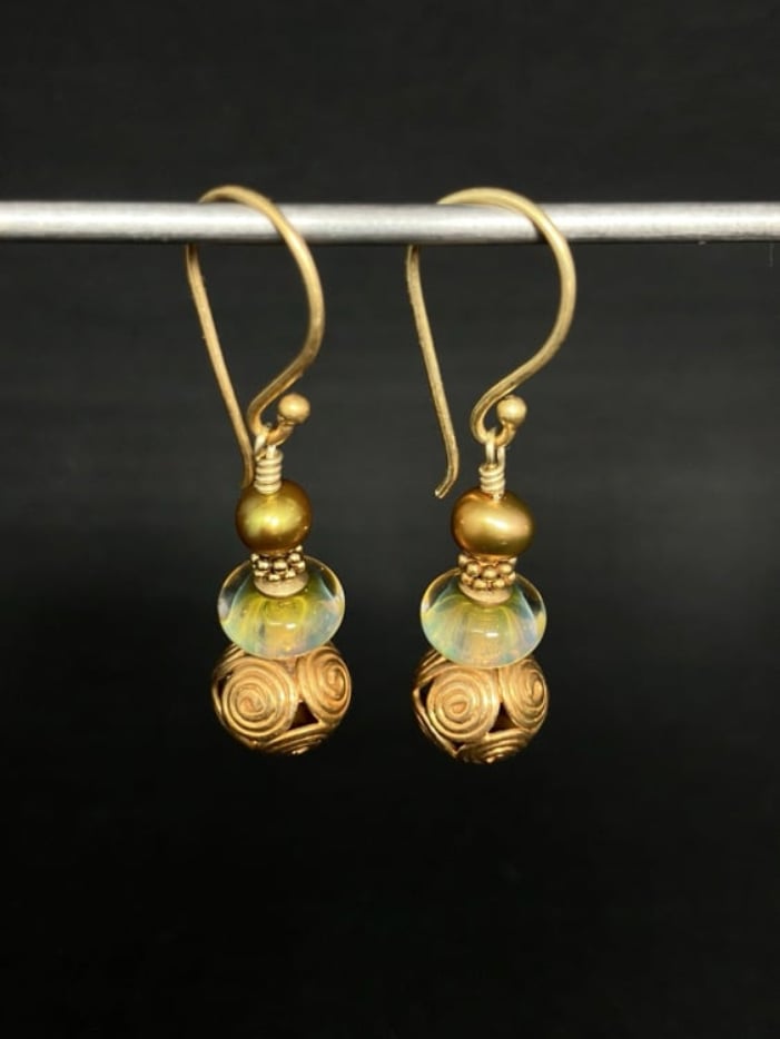 Vermeil Verde Earrings Image 3