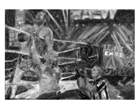 Image 3 of Print - ‘Hangman’ Adam Page V. Jon Moxley, All In ‘25