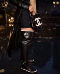 Image 3 of PANDA TAIL KNEE BOOTS