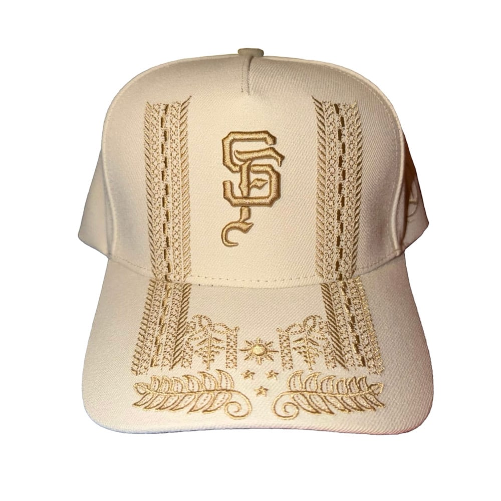 Image of "SF BARONG" Baseball Hat (Creme)
