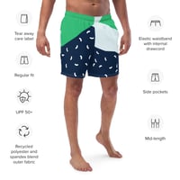 Image 2 of Summer Time Fine Recycled Swim Trunks