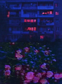 Image 2 of night landscapes, block of flats