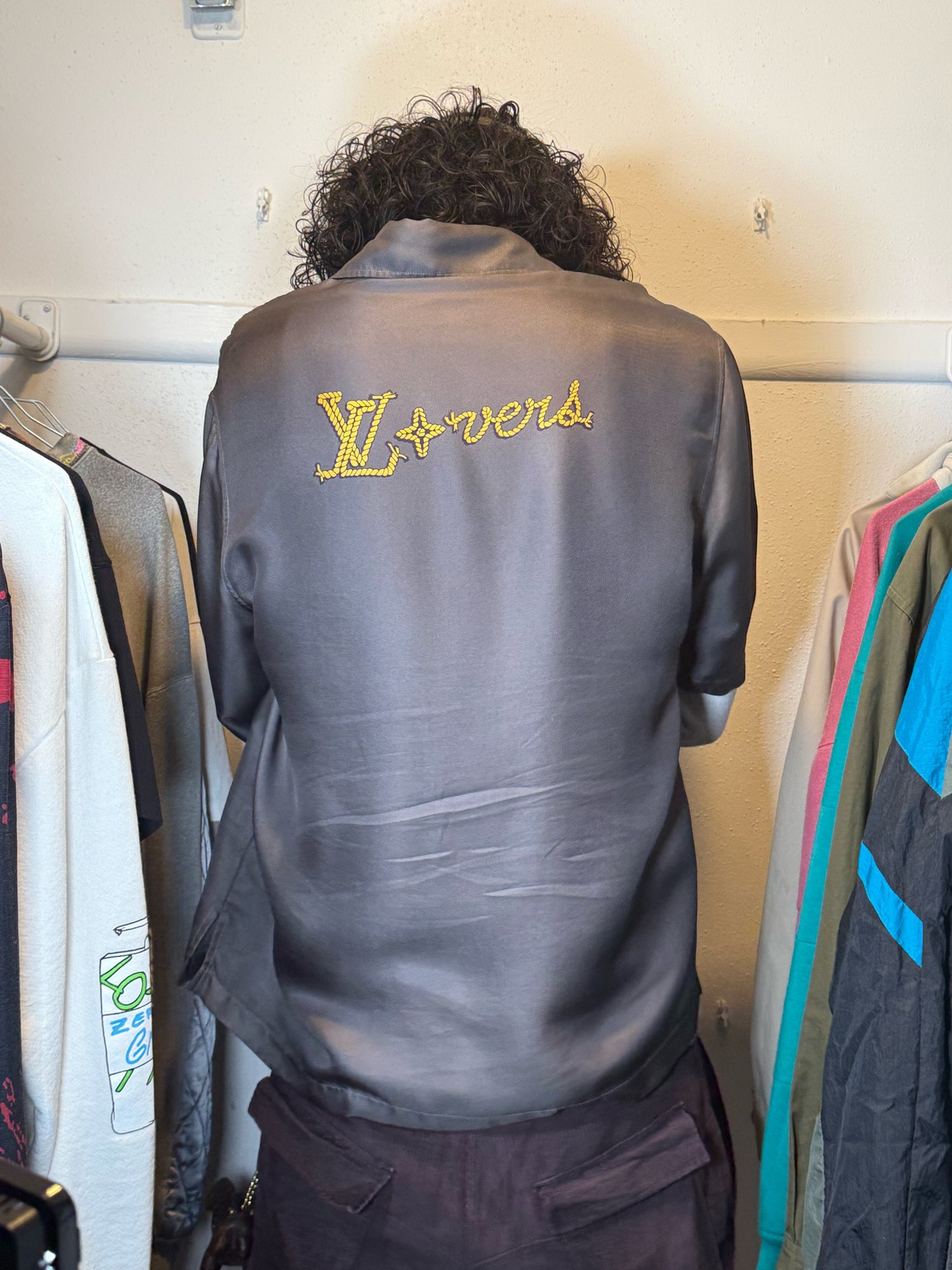 Image of Louis Vuitton SS24 by Pharrell 'Lovers' Button-Up