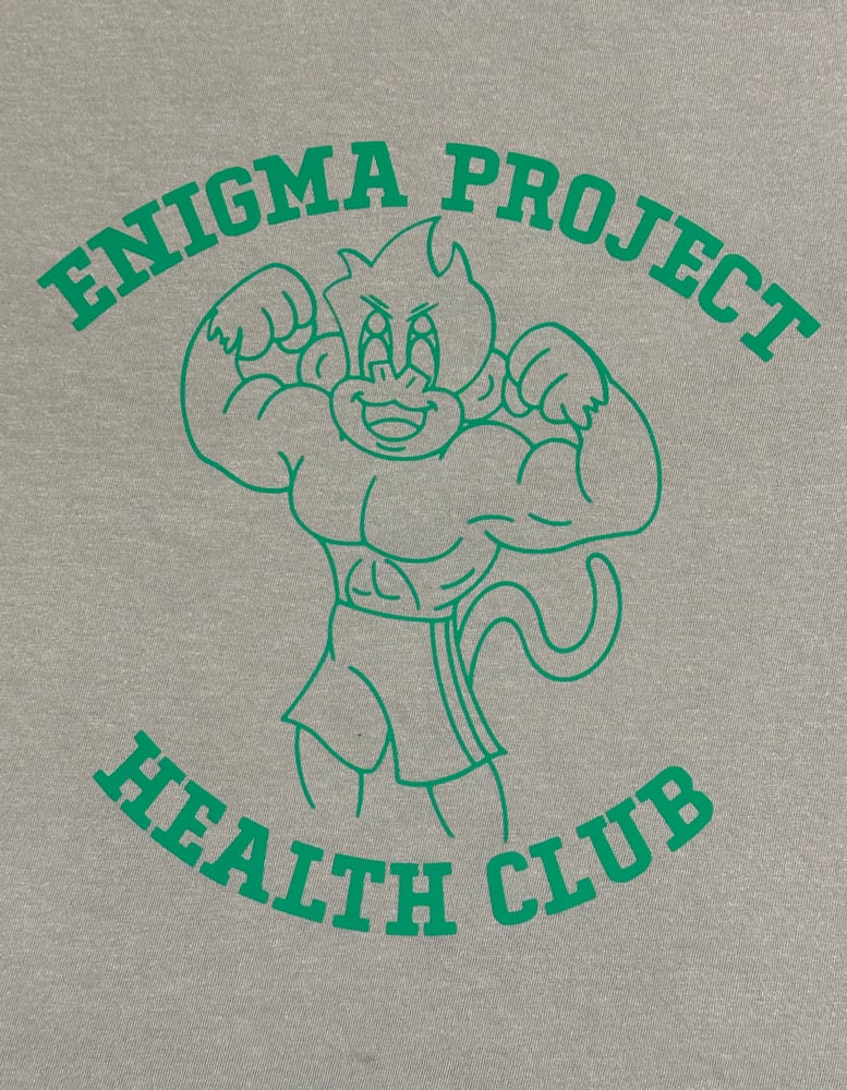 Image of Enigma Project Health Club Shirt.