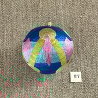 Image 7 of Round Metallic Retro Ornaments