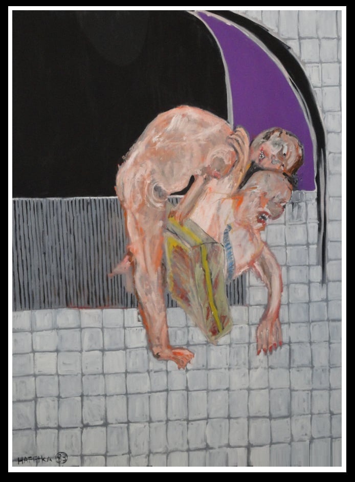 Image of Original Expressionist Painting by Michael Hafftka  - Cargo