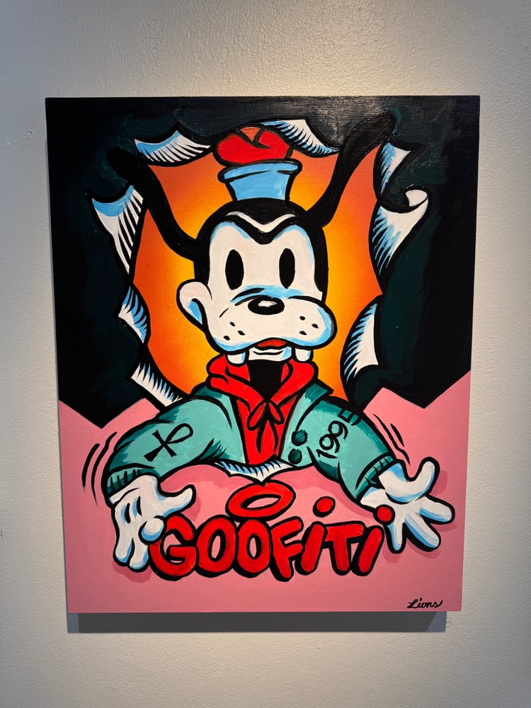 Image of Goofy Mash Up Original Painting