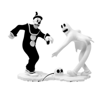 Image 1 of Koko the Clown & Ghost Dancing Figures