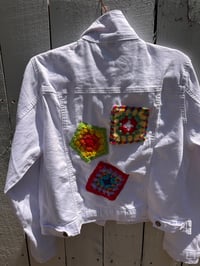 Image 4 of Granny Squares Denim Jacket