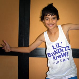 Image of White "Lil' Banditz Krew!" Fan Singlet