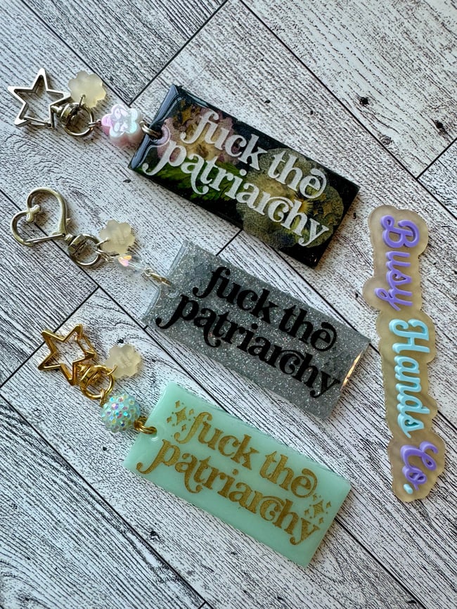 F*ck the Patriarchy Keychains