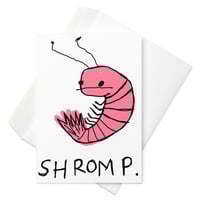 Image 2 of Greeting card SHROMP 