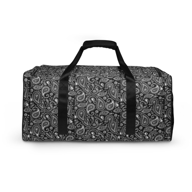 Black bandana Duffle bag