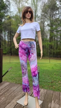 Image 1 of Pink Cosmos Yoga Flares