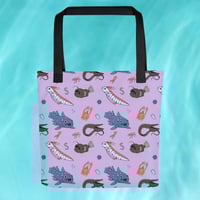 Image 1 of Deep Sea Cool Guys Tote Bag