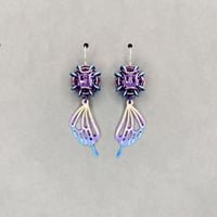 Capture Crystal Phaedra + Pastel Wing Earrings