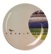 Image of fabric Bird Plate