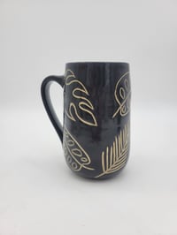 Image 1 of Black Leaf Mug  