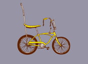 Image of Kids Old School Bike T-shirt - Color: Slate Gray