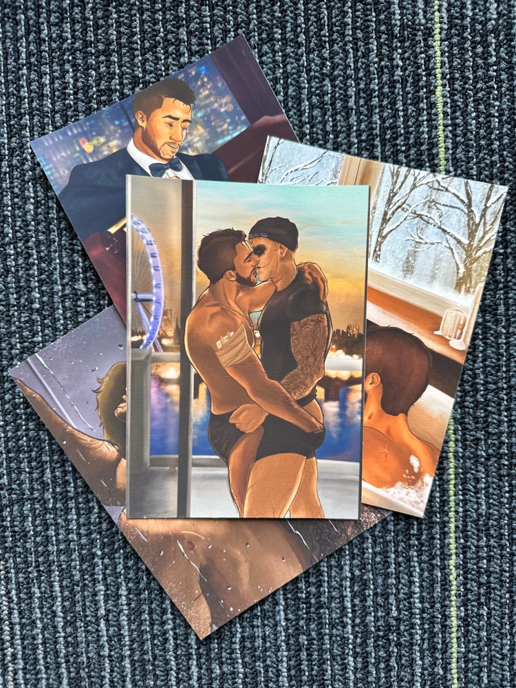 Image of "Mistletoe Kiss" Fine Art Print - Ghoap