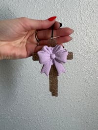 {Gypsy Soul Scented} Purple Bow Cross Freshie