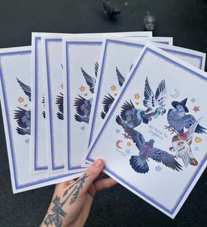 Image of BE KIND TO PIGEONS PRINT