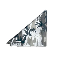 Image 1 of XL crystal Bandana / Snow Camo