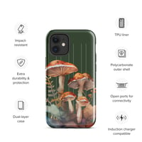 Image 8 of Colorful Mushroom Watercolor Mycology Nature Whimsical Tough Case for iPhone®