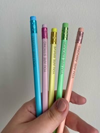 Simple Reminder You are... Set of 5 Pencils