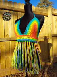 Image 1 of The Raining Rainbow Top | Made To Order | 8 sizes