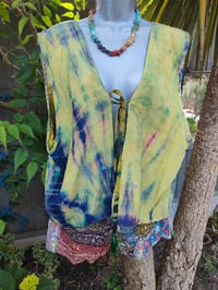 Image 4 of Copy of Mykonos sari jewel waistcoat / top 10-18