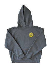 Image 2 of “Children of The Sun” Pullover (Pigment Dyed Black)