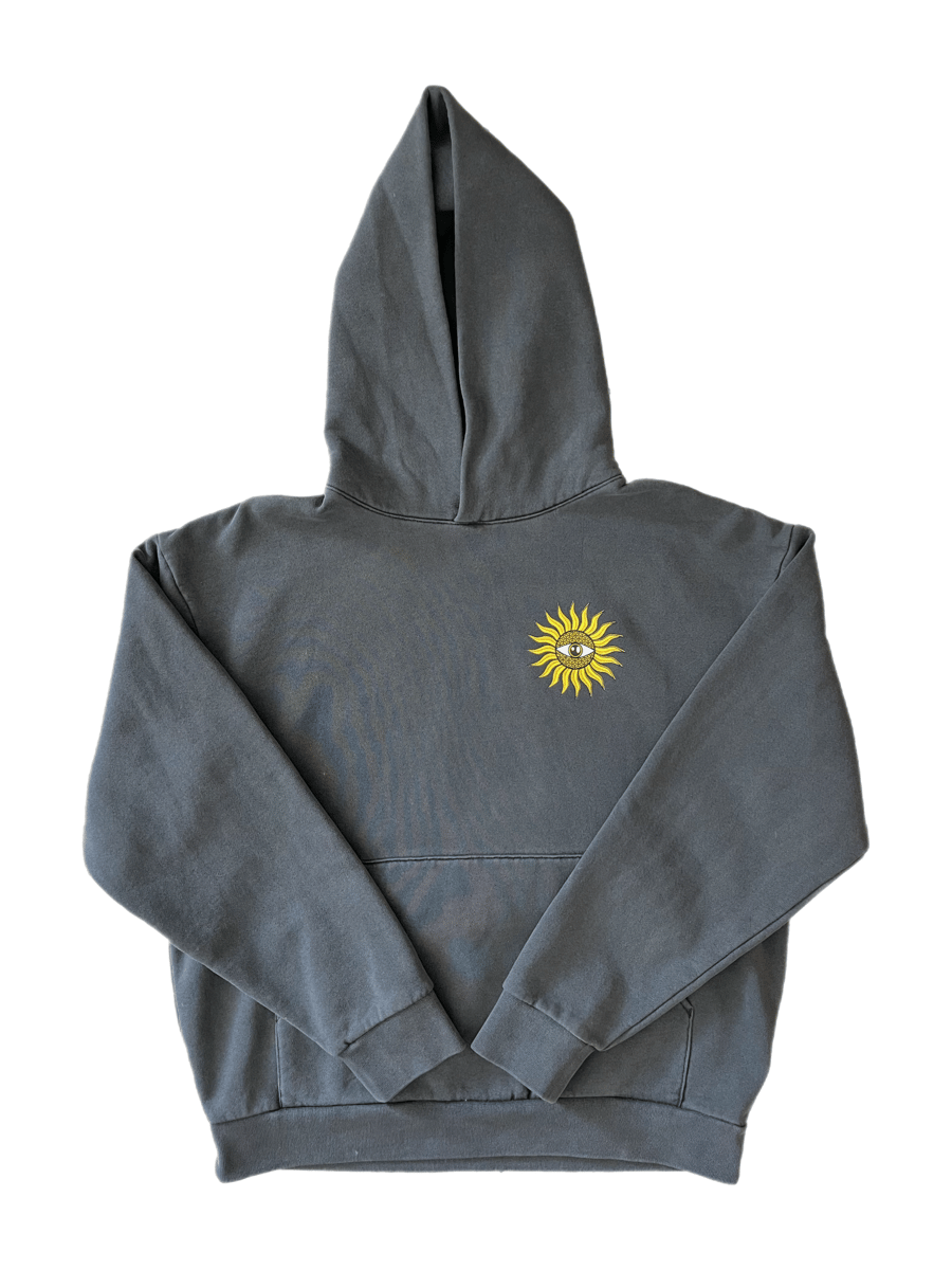Image of “Children of The Sun” Pullover (Pigment Dyed Black)