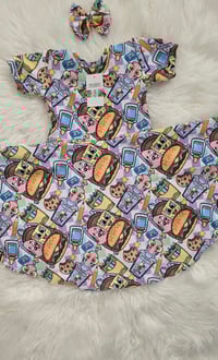 Image 5 of Bob sponge dress and bow short sleeve 