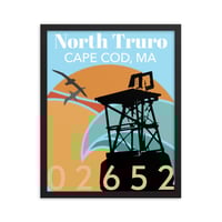 Framed North Truro Tramway Poster