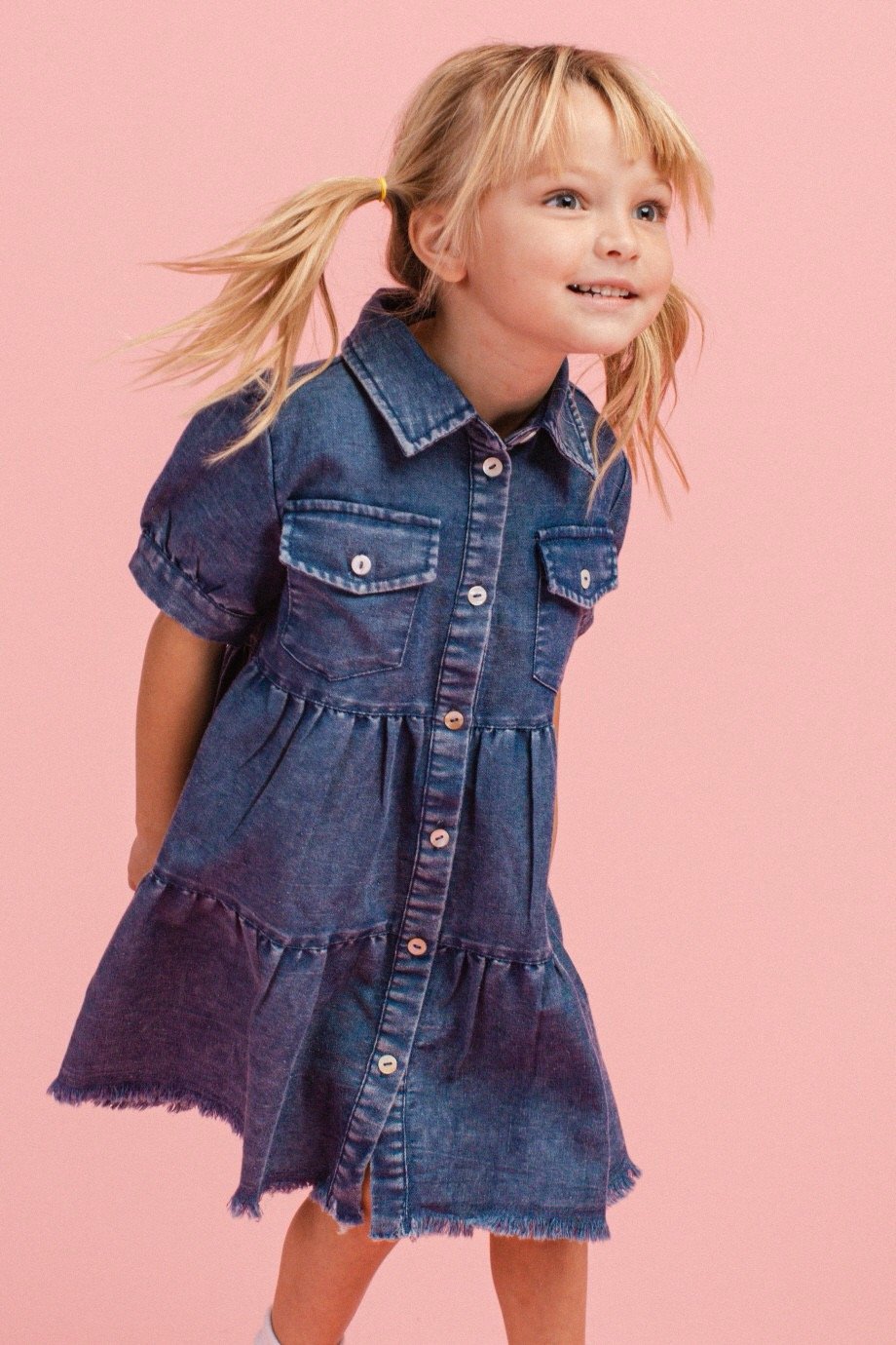 Image of Blue Jean Dress 