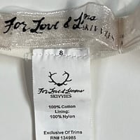 Image 8 of FOR LOVE AND LEMONS white and beige skivvies hook front bralette