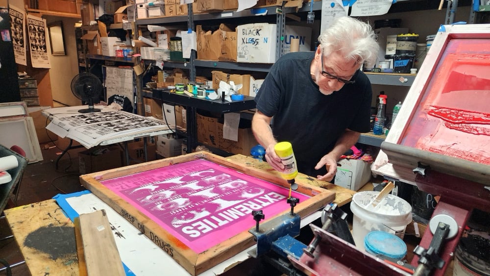 Image of Extremities Newsprint Proof - Advance Posters