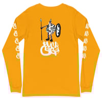 Image 5 of Black Cargo - Contemporary Urban Art Apparel for the Woke - Warrior - Unisex Long Sleeve Tee -