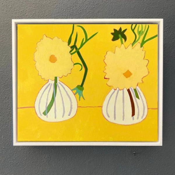 Image of Yellow Dahlias 